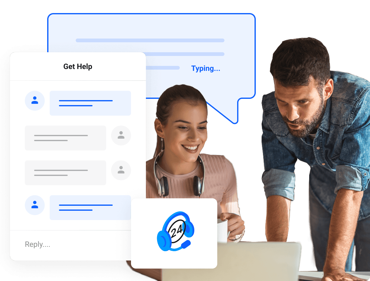 طراحی وبسایت، سرور، هاست، ثبت دامنه و کلی خدمات متنوع - تیم فنی ما برای کمک به شما 24 ساعته در 7 روز هفته اینجاست!